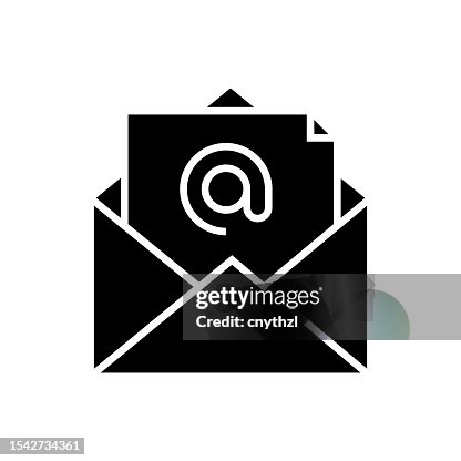 E-Mail Icon Solid Style. Vector Icon Design Element for Web Page, Mobile App, UI, UX Design E-Mail Icon Solid Style. Vector Icon Design Element for Web Page, Mobile App, UI, UX Design