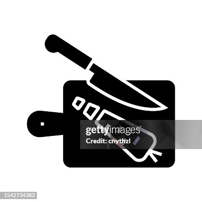 Chopping Icon Solid Style. Vector Icon Design Element for Web Page, Mobile App, UI, UX Design Chopping Icon Solid Style. Vector Icon Design Element for Web Page, Mobile App, UI, UX Design
