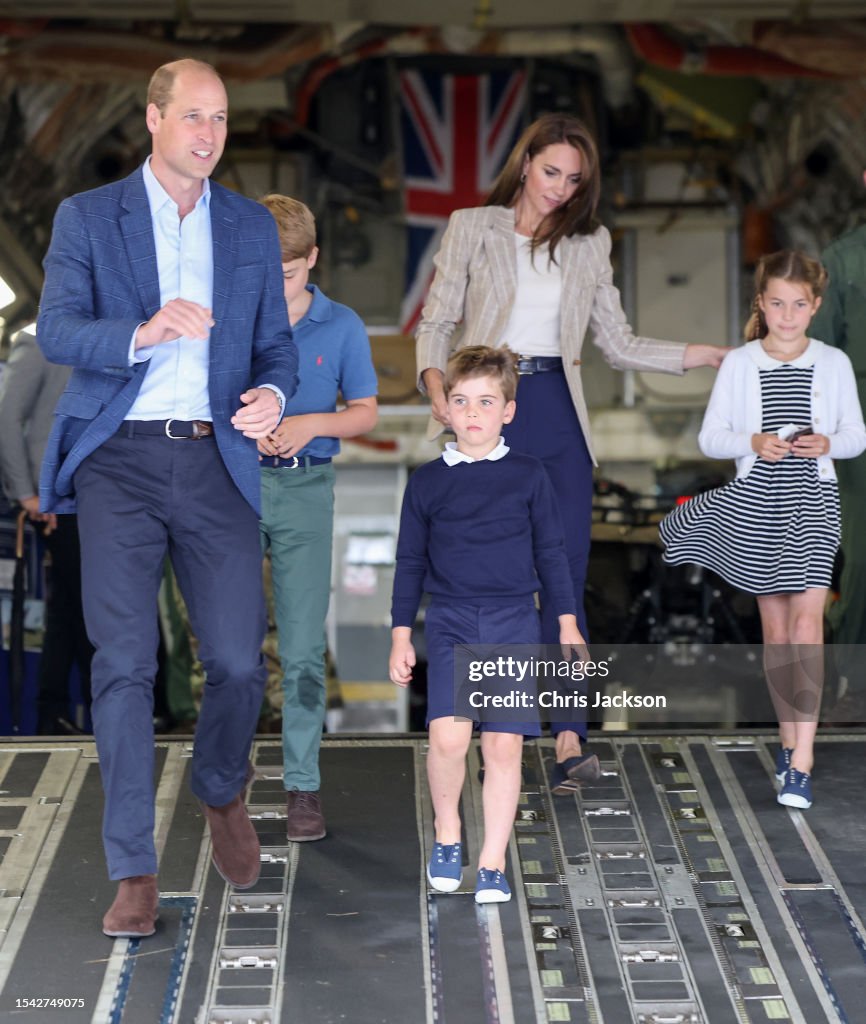 The Prince and Princess of Wales Visit The Air Tattoo