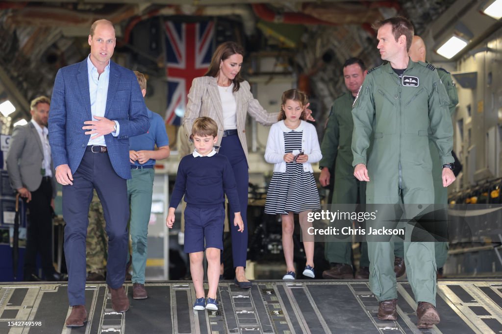 The Prince and Princess of Wales Visit The Air Tattoo