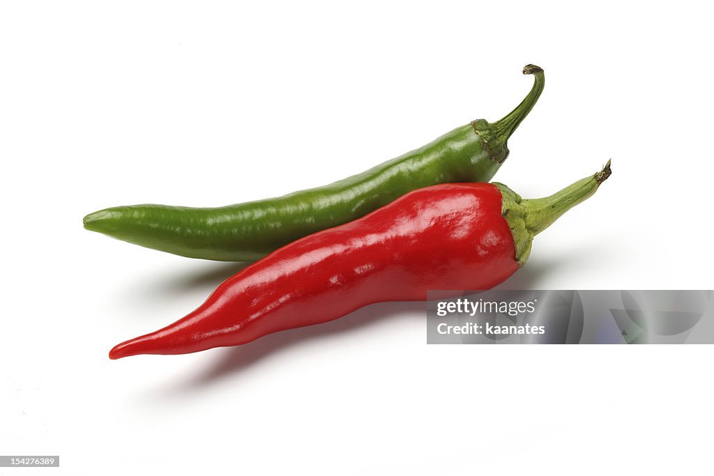 Rot-grüne Paprika