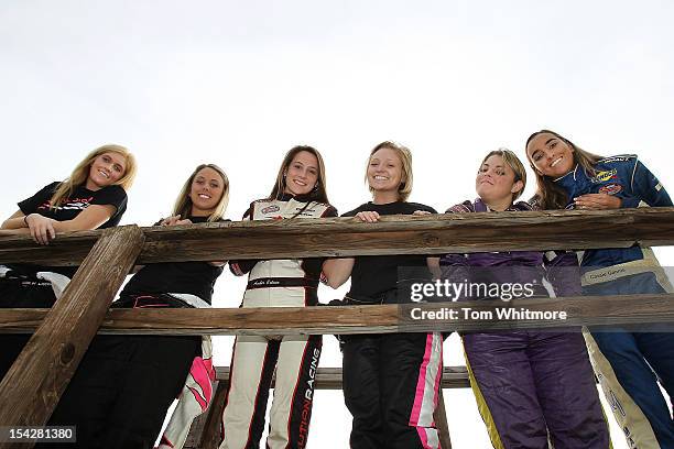 Paige Decker of Eagle River, Wisconsin, Lindsay Katz of Kalamazoo, Michigan, Amber Colvin of Mooresville, North Carolina, Jessica Dana of Olympia,...