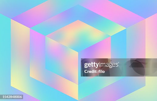 Crystal Cube Gradient Abstract Background Crystal Cube Gradient Abstract Background