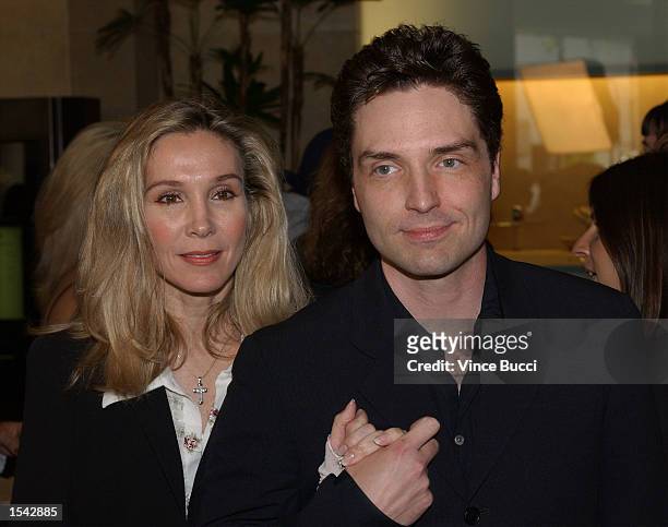 Musician Richard Marx and his wife Cynthia Rhodes attend the 19th Annual ASCAP Pop Music Awards May 20, 2002 in Beverly Hills, CA. The event was...