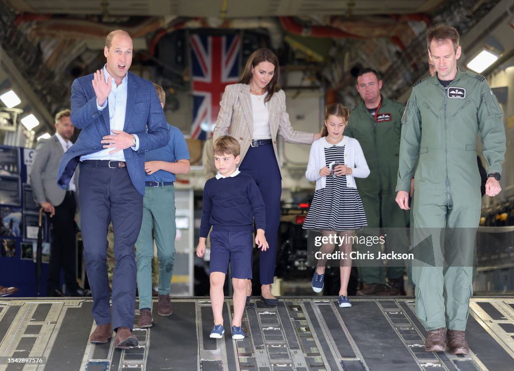 The Prince and Princess of Wales Visit The Air Tattoo
