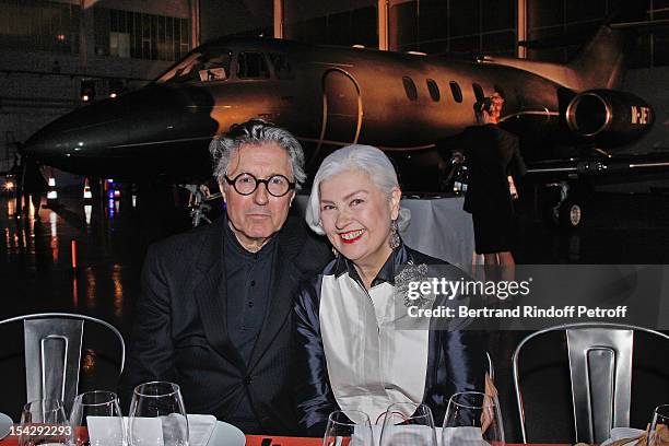 Jacques Martinez and his wife Marie Seznec attend a private dinner hosted at Gagosian Gallery in Honor of 'Morgenthau Plan' Exhibition of Anselm...