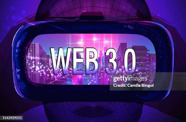 web 3.0 technology and virtual world - game controller hand stock illustrations