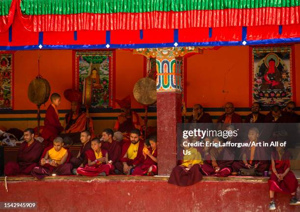 Lamayuru Monastery ceremony, Ladakh, Khalatse, India on June 16, 2023 in Khalatse, India.