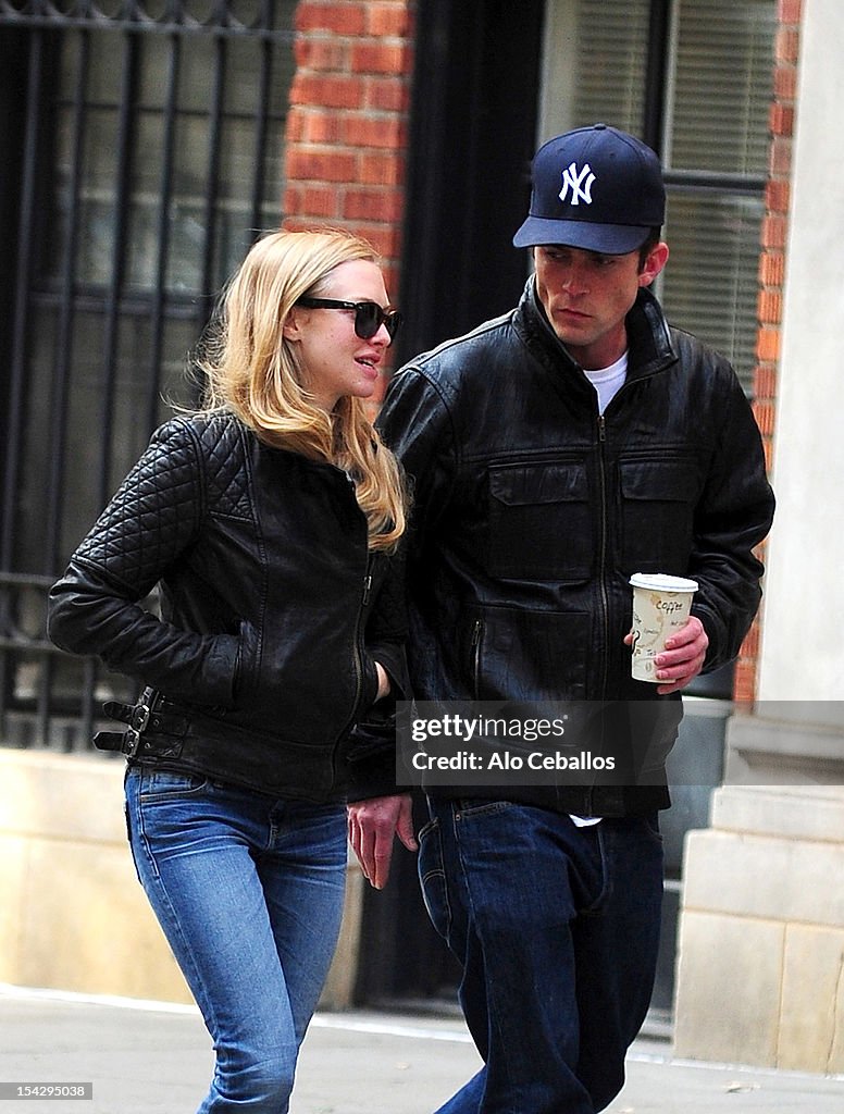 Celebrity Sightings In New York City - October 17, 2012