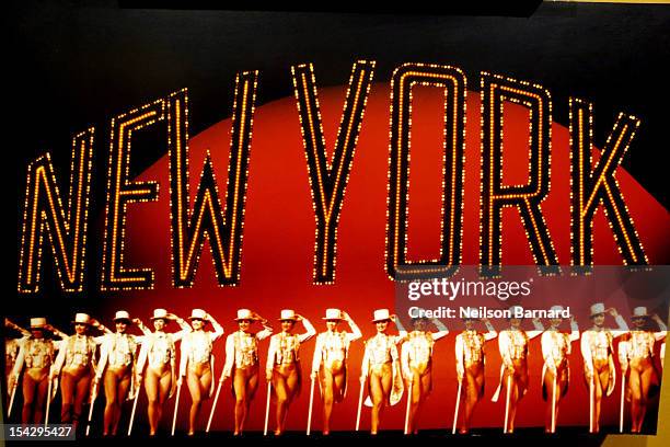 Ny Rockets 53 First Ever Rockettes Tour Of Radio City Music Hall Stock Photos ...