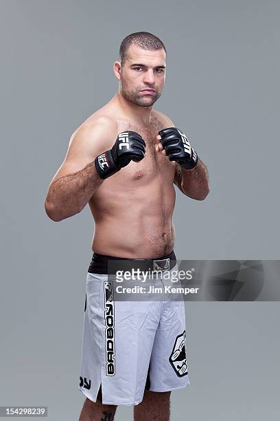 Mauricio "Shogun" Rua poses for a portrait at Staples Center on August 1, 2012 in Los Angeles, California.
