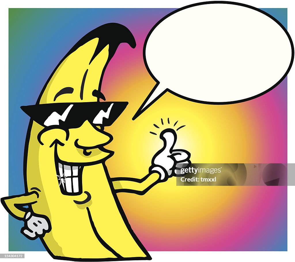 Banana Man Cartoon
