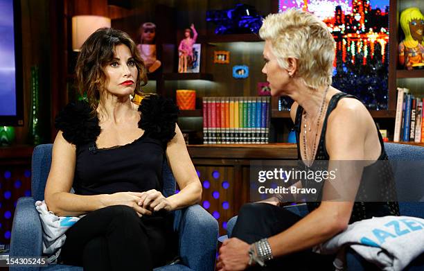 Episode 829 -- Pictured: Gina Gershon, Jackie Warner --