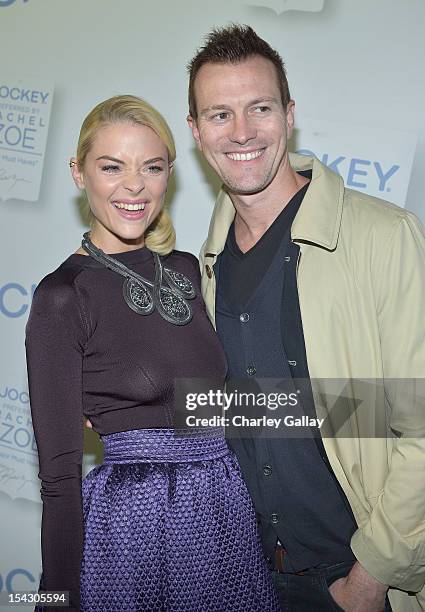 Actress Jaime King and director Kyle Newman celebrate the launch of Rachel ZoeÕs ÒMajor Must HavesÓ from Jockey at Sunset Tower on October 17, 2012...