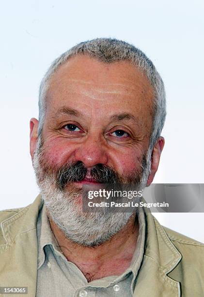British Film director Mike Leigh poses during a photocall for British director Mike Leigh's film "All or Nothing" during the 55th Cannes Film...