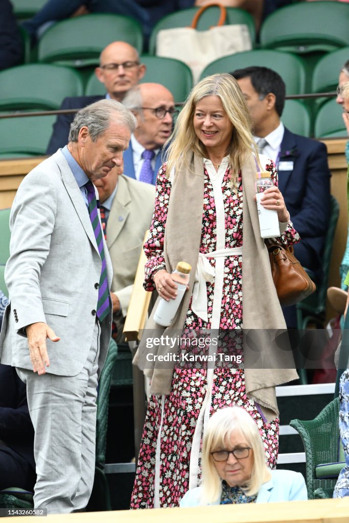 Celebrity Sightings At Wimbledon 2023 - Day 12