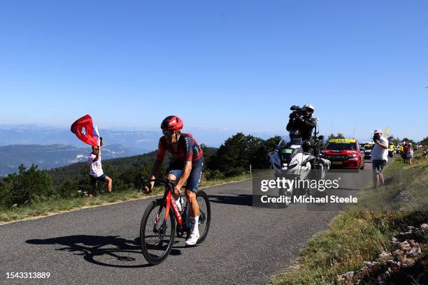 Michal Kwiatkowski of Poland and Team INEOS Grenadiers competes itduring the stage thirteen of the 110th Tour de France 2023 a 137.8km stage from...