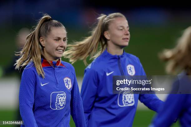 Victoria Pelova of Holland Women during the Training WomenTraining Holland Women at the Bay Oval on July 20, 2023 in Tauranga New Zealand