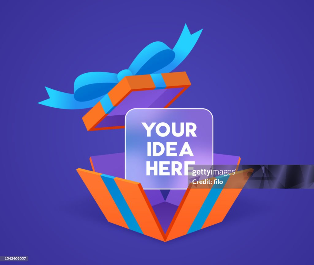 Coffret cadeau d’ouverture surprise