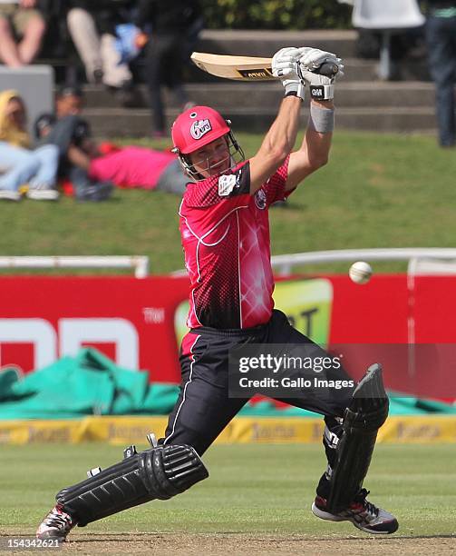 Shane Watson of the Sydney Sixers during the Karbonn Smart CLT20 match between bizbub Highveld Lions and Sydney Sixers at Sahara Park Newlands on...