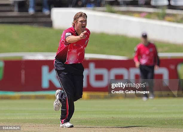 Shane Watson of the Sydney Sixers during the Karbonn Smart CLT20 match between bizbub Highveld Lions and Sydney Sixers at Sahara Park Newlands on...