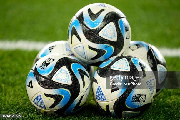 Adidas official ball prior the FIFA Women's World Cup Australia &amp; New Zealand 2023 Group A match between New Zealand and Norway at Eden Park on...