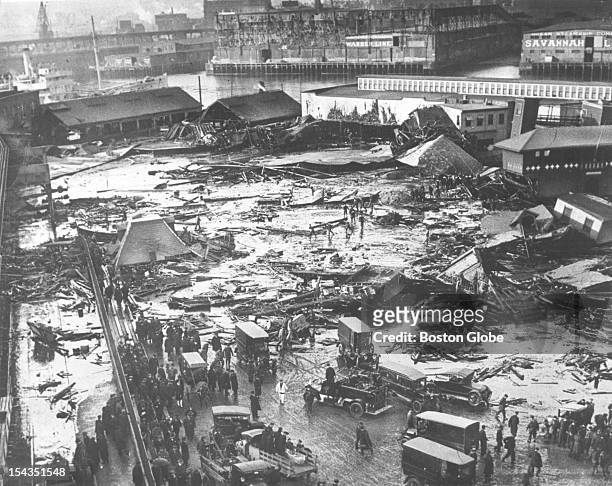 Molasses tank collapsed and caused widespread damage in Boston's North End in January 1919. The incident is commonly referred to as the Great...