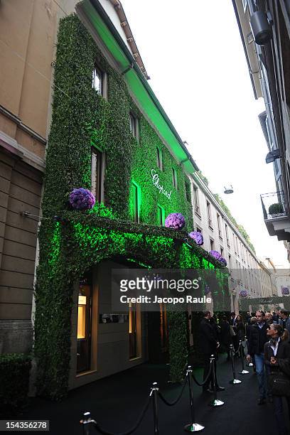 General view of Chopard Store Opening on October 18, 2012 in Milan, Italy.