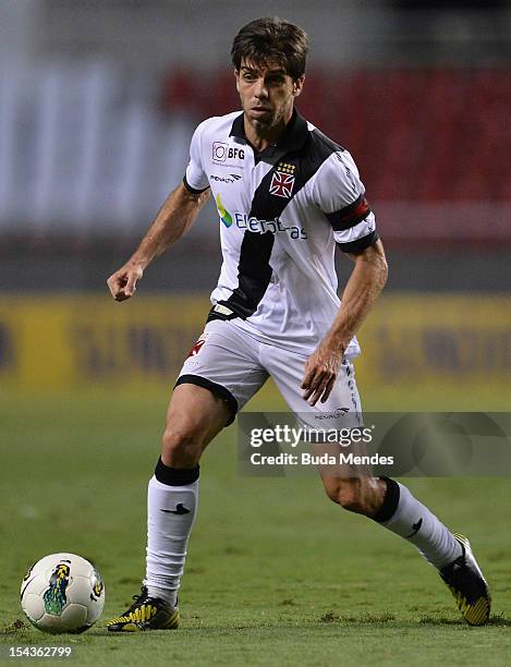 Juninho Pernambucano of Vasco in action during a match between Botafogo and Vasco as part of the Brazilian Championship Serie A at Engenhao stadium...