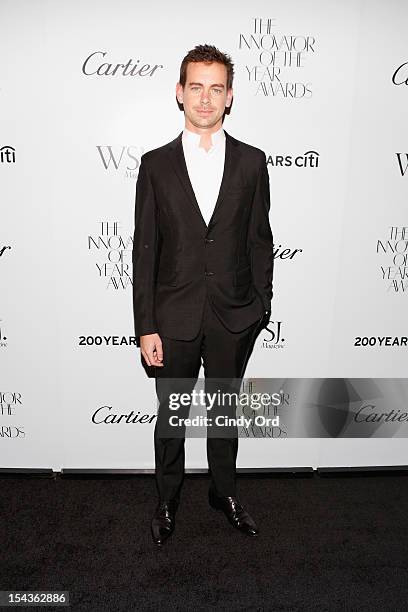 Creator of Twitter and founder and CEO of Square Jack Dorsey attends WSJ. Magazine's "Innovator Of The Year" Awards at MOMA on October 18, 2012 in...