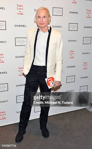 Frederick Brandt attends the 2012 Take Home a Nude Benefit Art Auction at Sotheby's on October 18, 2012 in New York City.