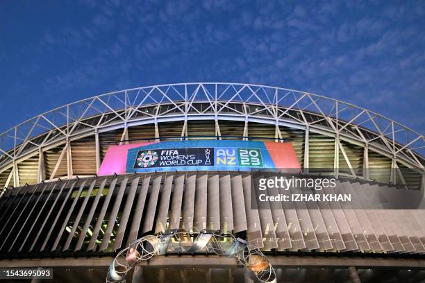 General view of Stadium Australia, also known as Olympic Stadium, ahead of the Australia and New Zealand 2023 Women's World Cup Group B football...