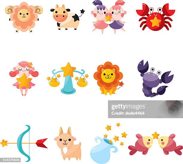 star constellation - pisces stock illustrations