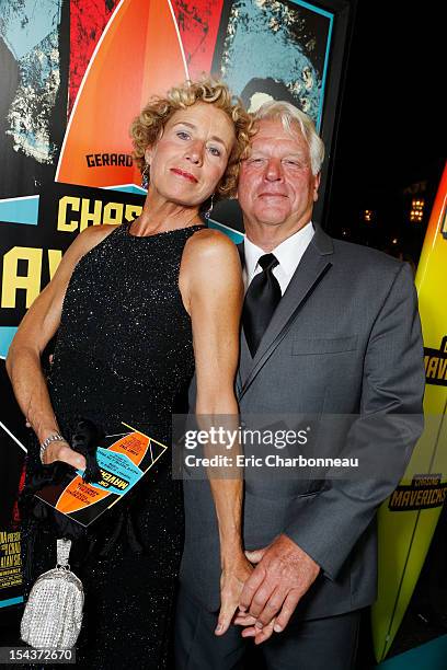 Brenda Hesson and Frosty Hesson at Twentieth Century Fox And Walden Media Special Screening Of "Chasing Mavericks" at Pacific Theatre at The Grove on...