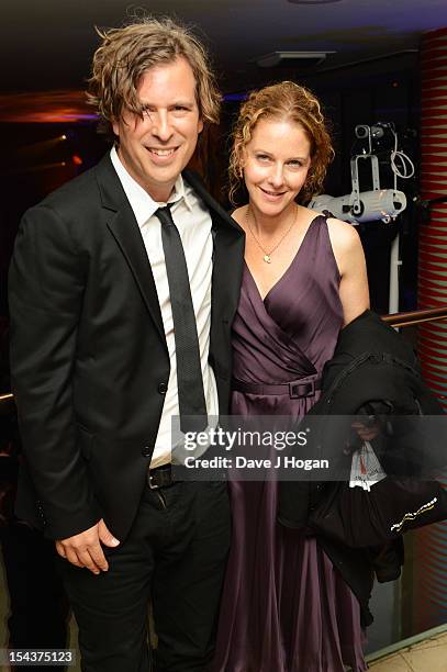 Brett Morgen attends the premiere afterparty of 'Crossfire Hurricane' during the 56th BFI London Film Festival at Quaglinos on October 18, 2012 in...