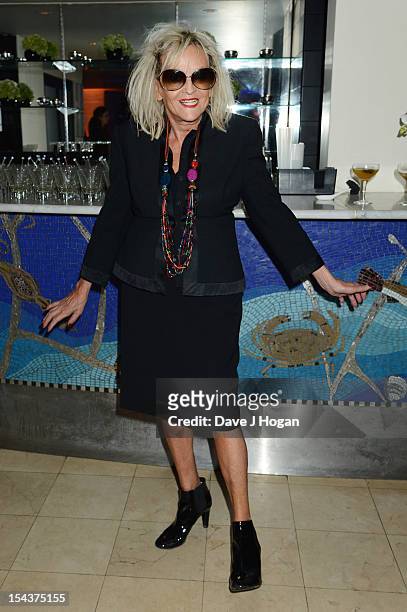 Annie Nightingale attends the premiere afterparty of 'Crossfire Hurricane' during the 56th BFI London Film Festival at Quaglinos on October 18, 2012...