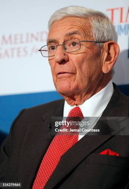 Founder of the Broad Foundations Eli Broad during the "All Hands on Deck: Perspectives from Higher Education, Government, Philanthropy and Business"...