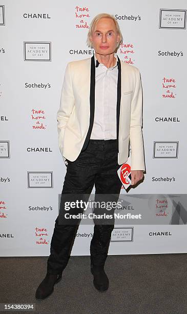 Frederick Brandt attends the 2012 Take Home a Nude Benefit Art Auction at Sotheby's on October 18, 2012 in New York City.