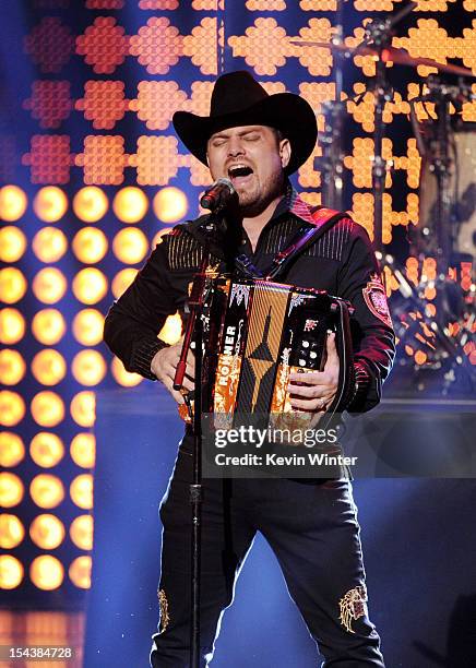 Vox de Mando performs at the Billboard Mexican Music Awards presented by State Farm on October 18, 2012 in Los Angeles, California.