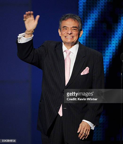 Singer Jose Jose appears onstage at the Billboard Mexican Music Awards presented by State Farm on October 18, 2012 in Los Angeles, California.