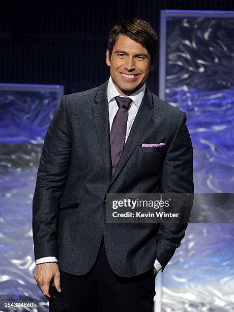 Host Rafael Amana appears onstage at the Billboard Mexican Music Awards presented by State Farm on October 18, 2012 in Los Angeles, California.