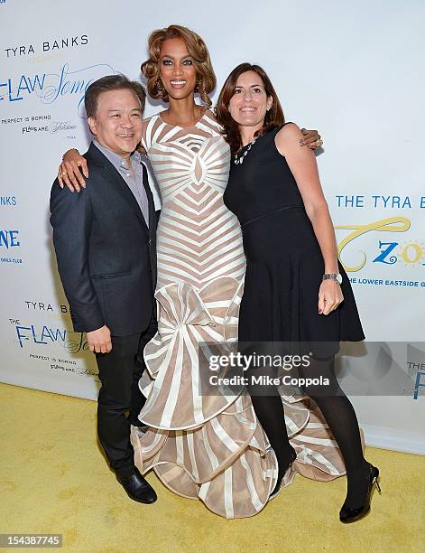 Ken Mok and Tyra Banks attend The Flawsome Ball For The Tyra Banks TZONE at Capitale on October 18, 2012 in New York City.