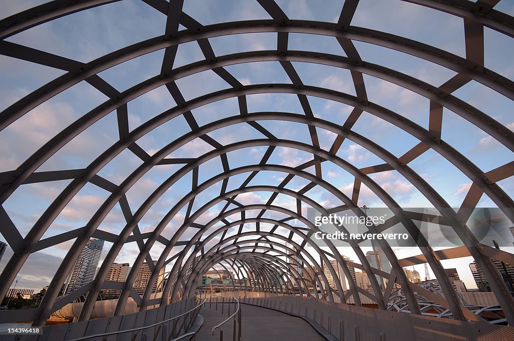 Famous Webb Bridge in Melbourne, Victoria, Australia