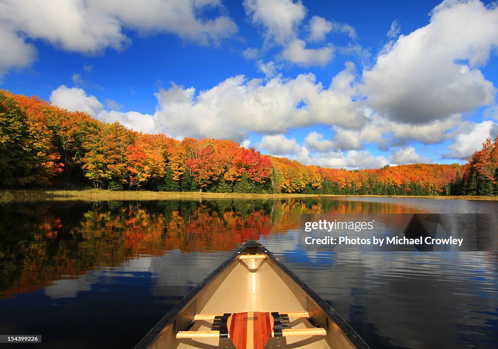 Autumn in a Canoe