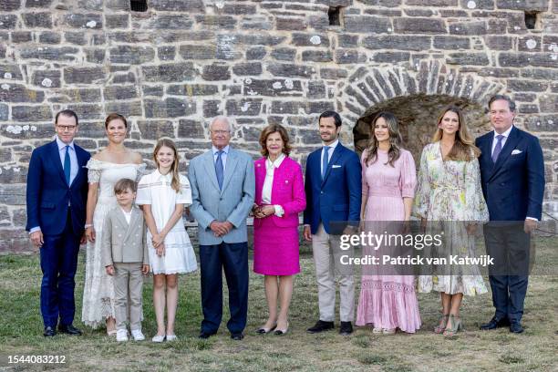 Prince Daniel of Sweden, Crown Princess Victoria of Sweden, Prince Oscar of Sweden, Princess Estelle of Sweden, King Carl Gustaf of Sweden, Queen...