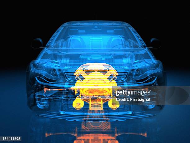 transparent vehicle - motor stockfoto's en -beelden