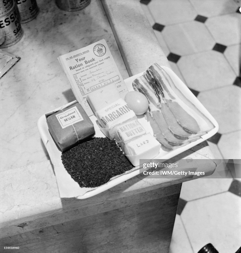 Rationing In Britain During The Second World War A view of a tray ...