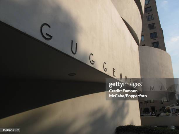 An exterior view of the Solomon R Guggenheim Museum, New York City, 24th August 2012. Designed by Frank Lloyd Wright, the building opened in 1959.