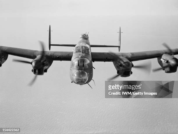 Royal Air Force 1939-1945: Bomber Command, A Lancaster III of No 619 Squadron, based at Coningsby, 14 February 1944.