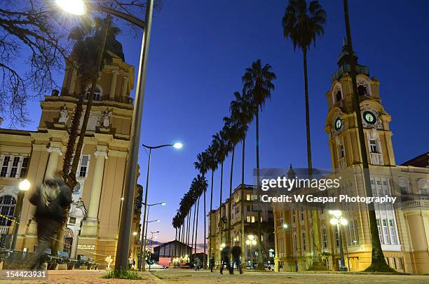 porto alegre blue hour - rio grande city stock pictures, royalty-free photos & images